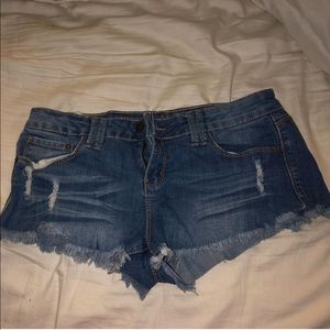jean shorts